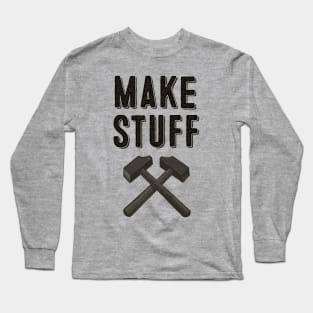 Maker's Credo: Grey Long Sleeve T-Shirt